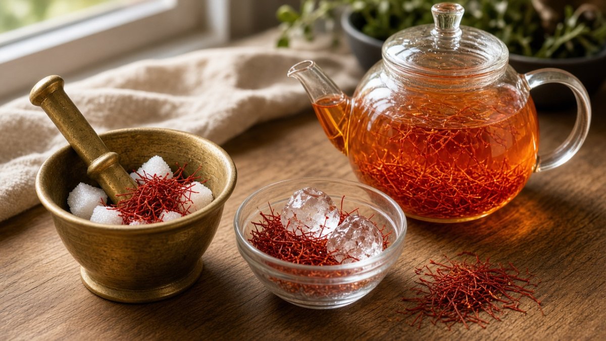 روش درست دم کردن زعفران برای بیشترین رنگ و عطر