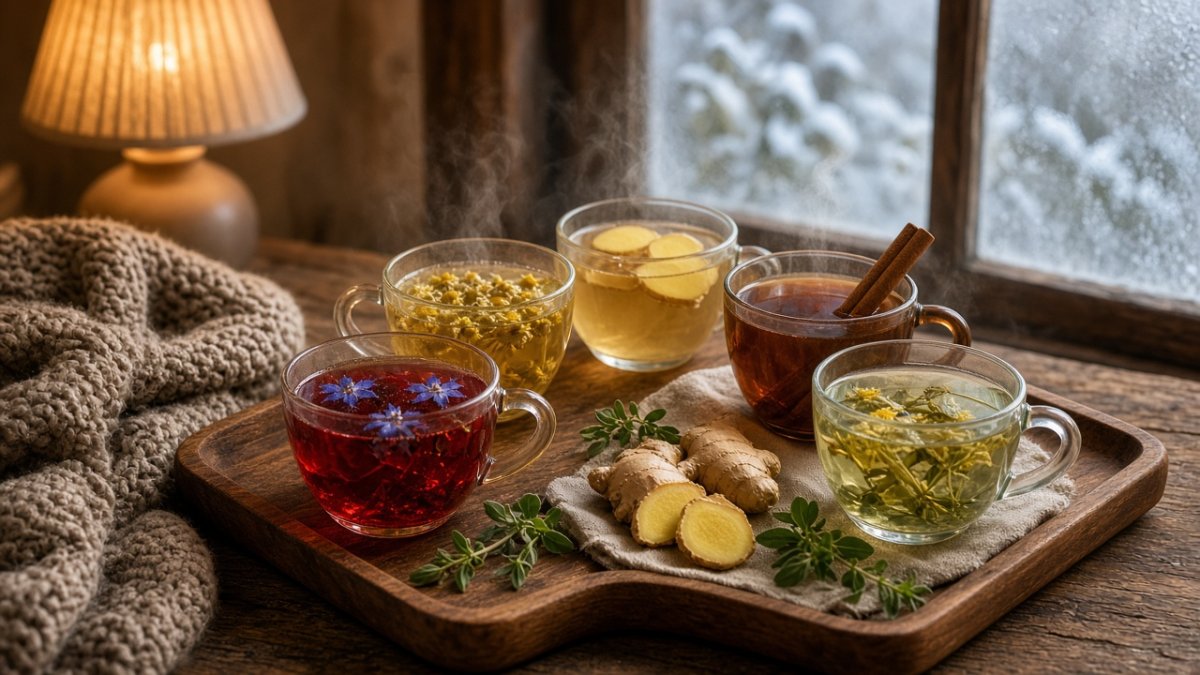 ۵ دمنوش گرم و مفید برای شب‌های زمستان
